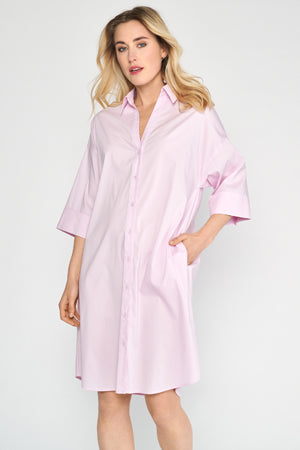 Jurken lange mouw roze Marie Méro