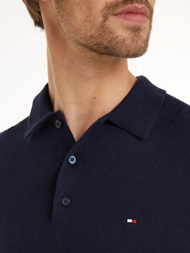 Polo's lange mouw navy Tommy Hilfiger