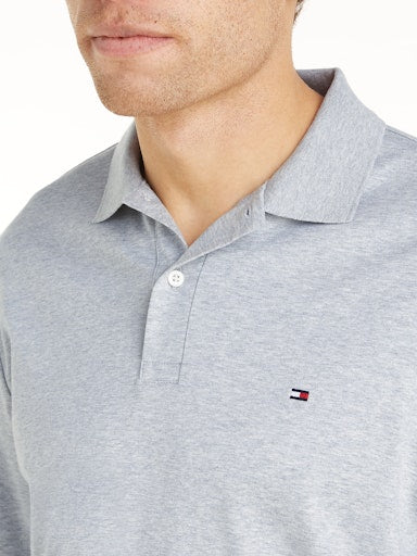Polo's lange mouw grijs Tommy Hilfiger