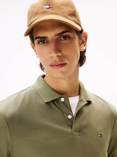 Polo's lange mouw groen Tommy Hilfiger