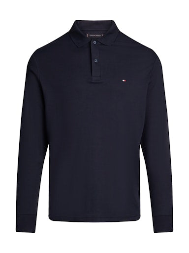Polo's lange mouw navy Tommy Hilfiger