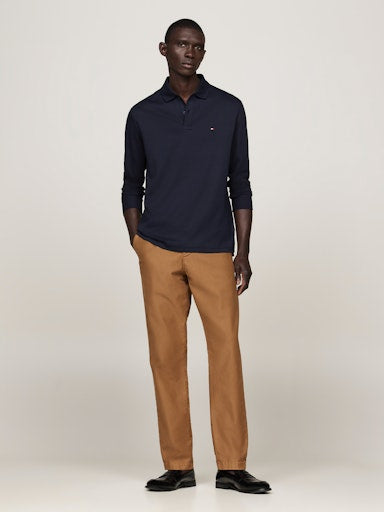 Polo's lange mouw navy Tommy Hilfiger
