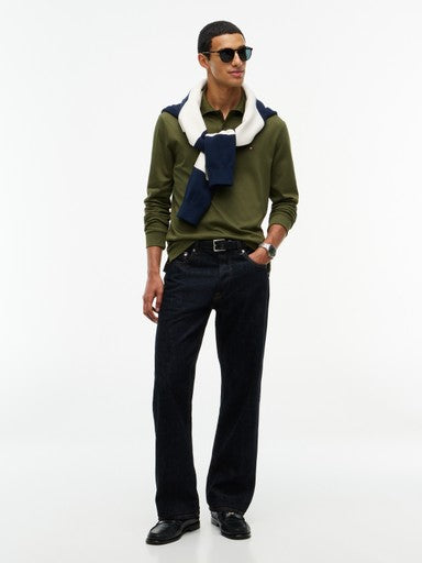 Polo's lange mouw groen Tommy Hilfiger