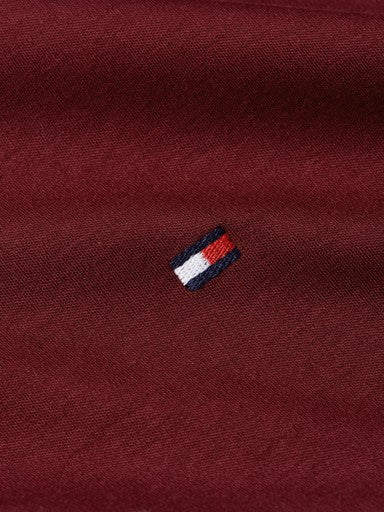 Polo's lange mouw rood Tommy Hilfiger