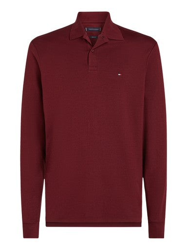 Polo's lange mouw rood Tommy Hilfiger