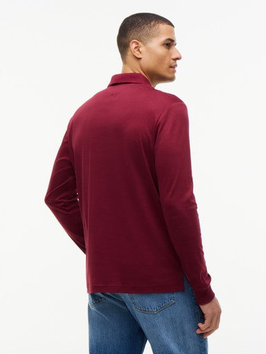 Polo's lange mouw rood Tommy Hilfiger