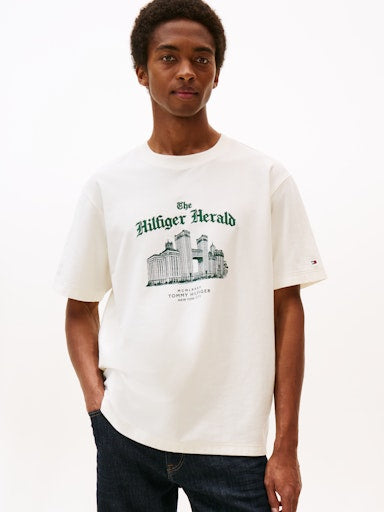 T-shirts korte mouw beige Tommy Hilfiger