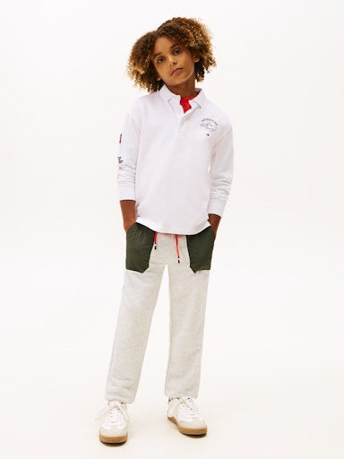 Polo's korte mouw wit Tommy Hilfiger