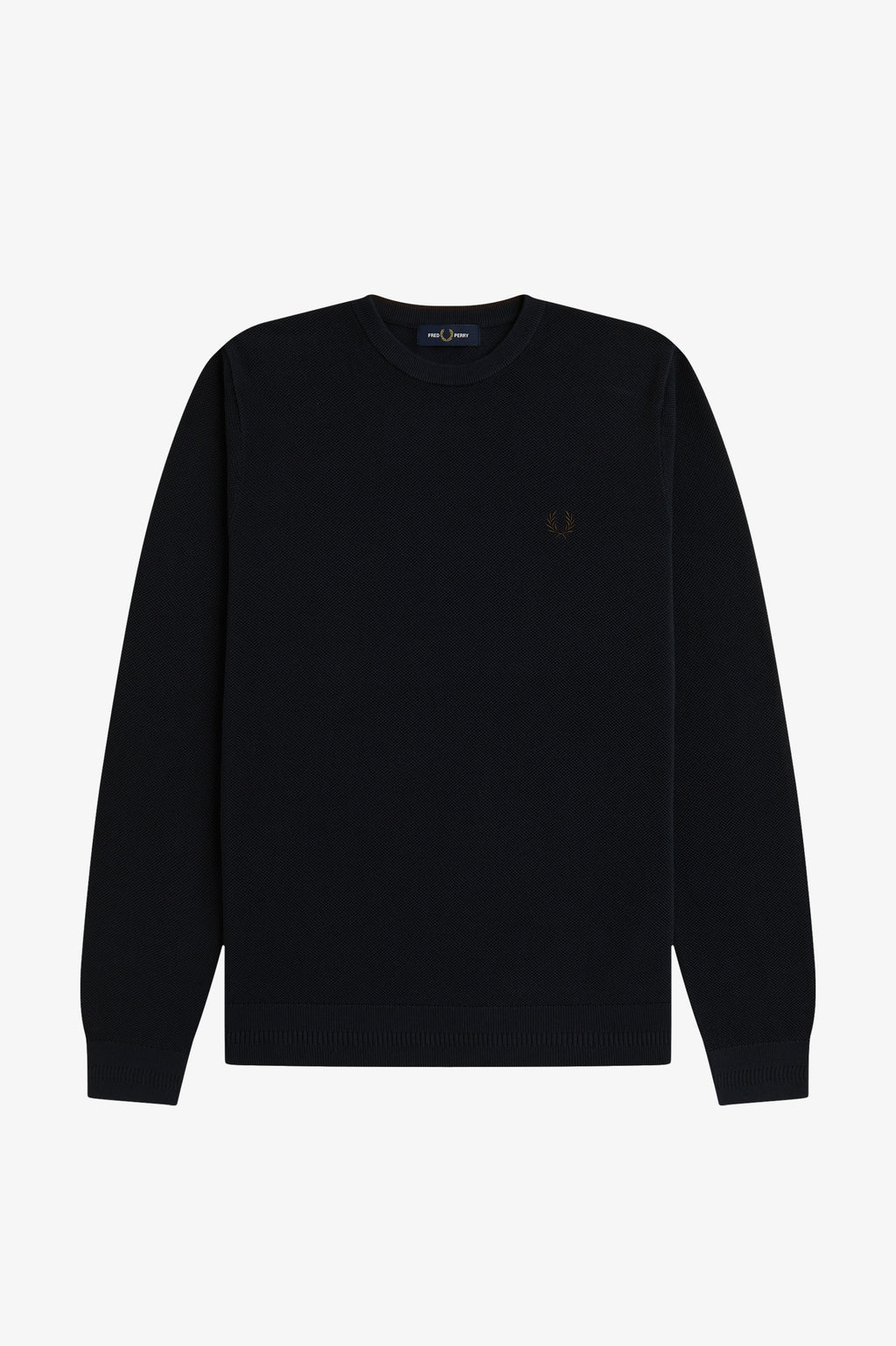 Pulls navy Fred Perry