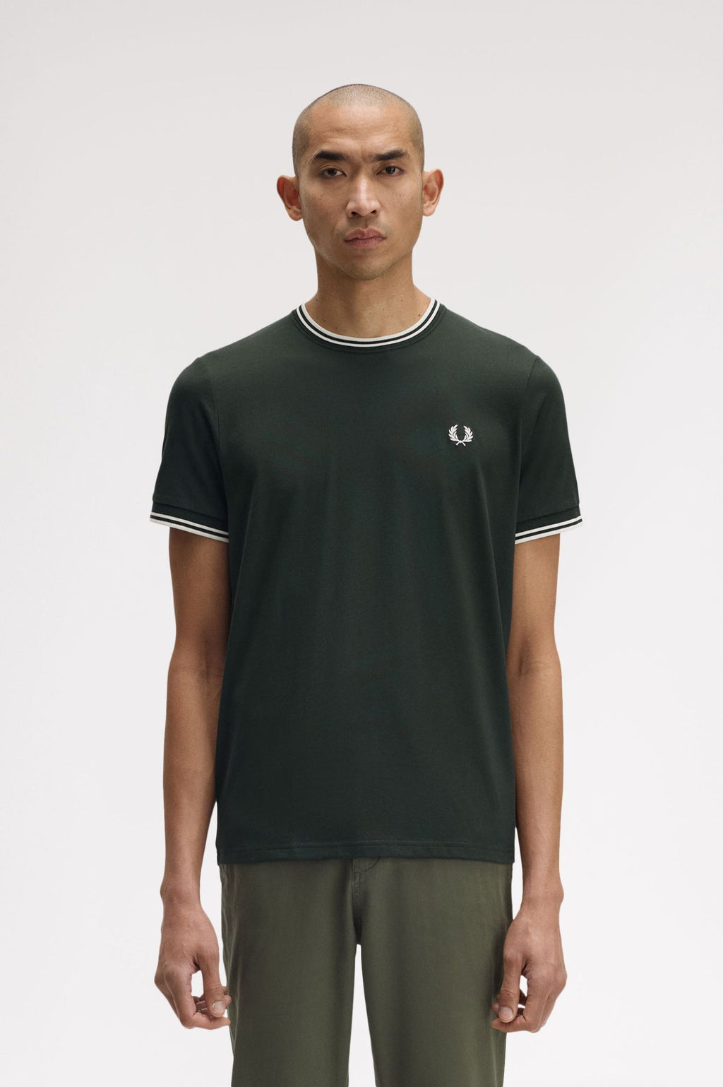 T-shirts korte mouw groen Fred Perry