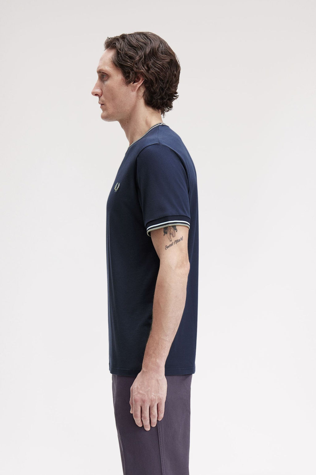 T-shirts korte mouw navy Fred Perry