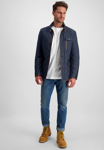 Mantels blauw Milestone