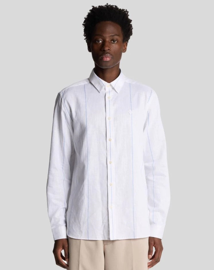 Hemden lange mouw wit Lyle & Scott