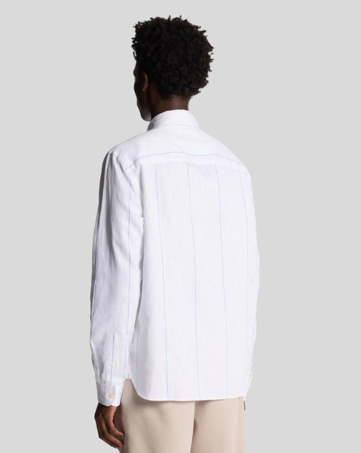 Hemden lange mouw wit Lyle & Scott