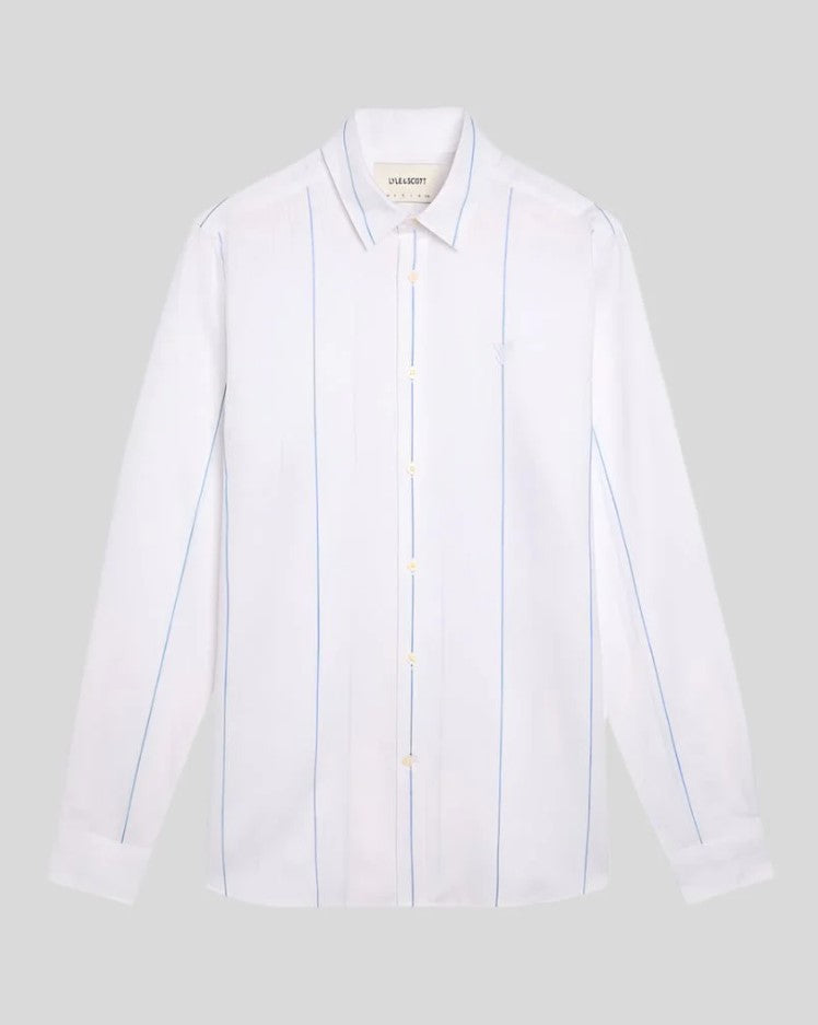 Hemden lange mouw wit Lyle & Scott