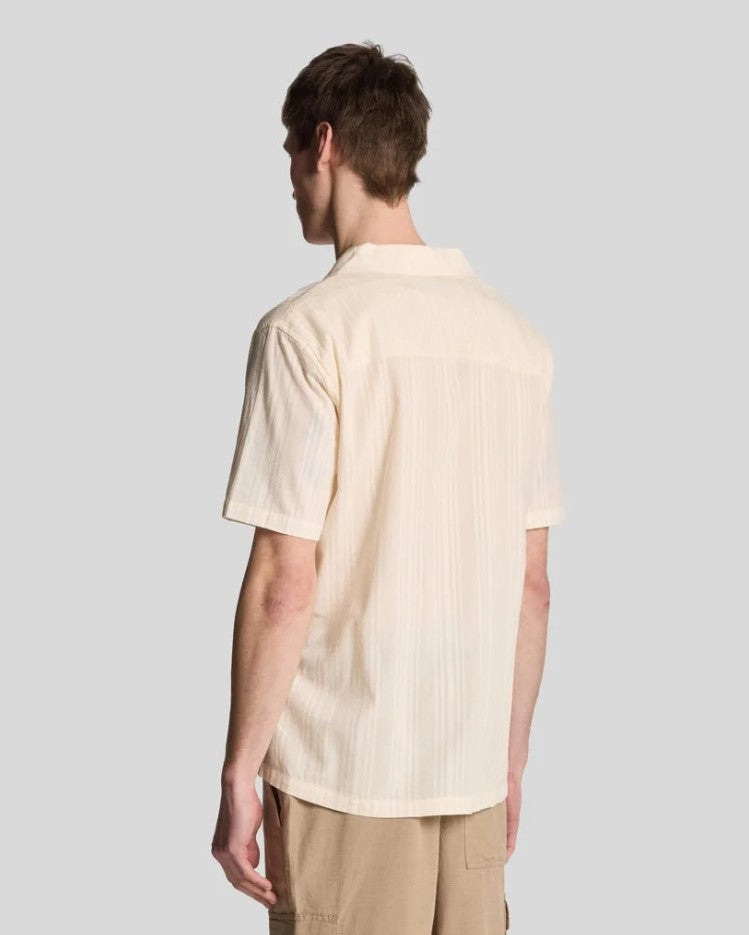 Hemden korte mouw beige Lyle & Scott