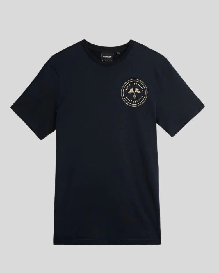 T-shirts korte mouw navy Lyle & Scott
