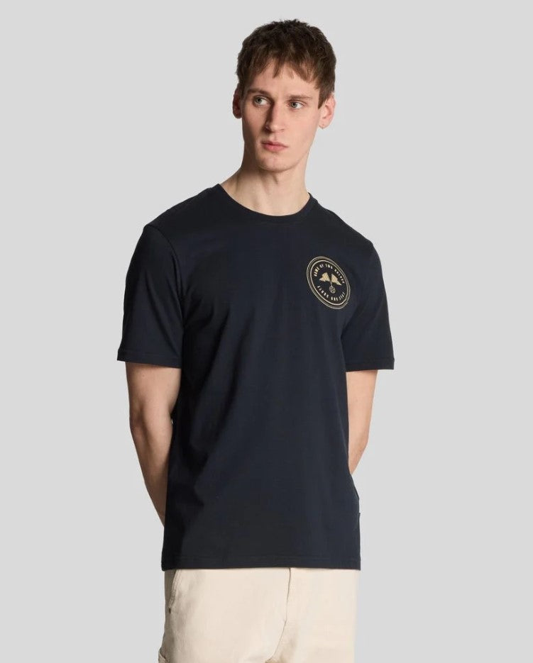 T-shirts korte mouw navy Lyle & Scott