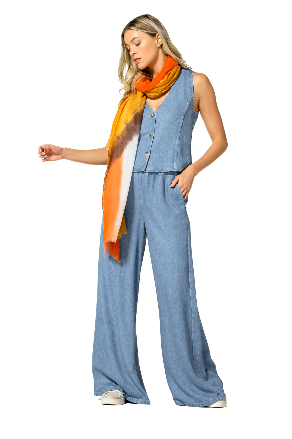 Sjaals multicolor Caroline Biss