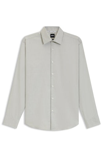 Hemden lange mouw groen Boss Men Black