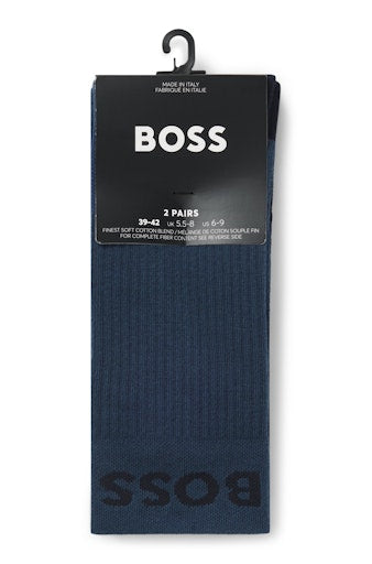 Kousen blauw Boss Men Black