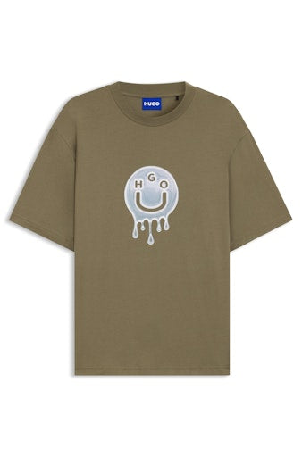 T-shirts korte mouw groen HUGO BLUE