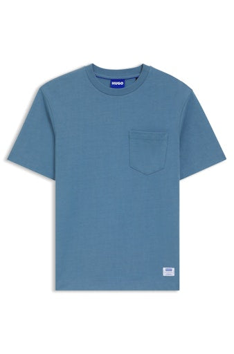 T-shirts lange mouw blauw HUGO BLUE
