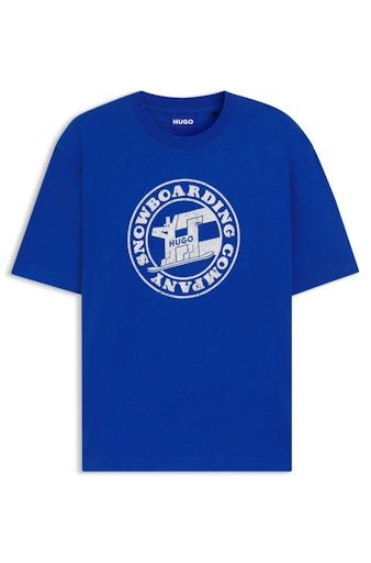 T-shirts korte mouw blauw HUGO BLUE