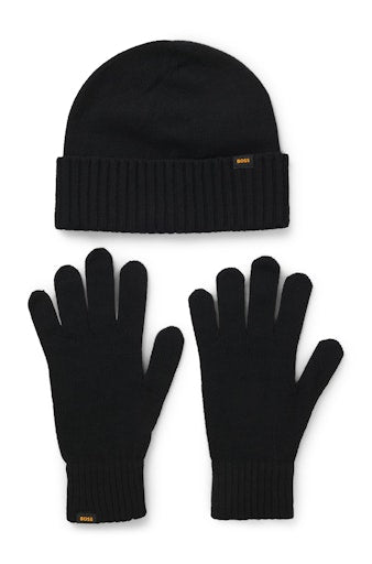 Mutsen zwart Boss Men Orange