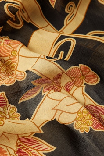 Blouses lange mouw zwart King Louie