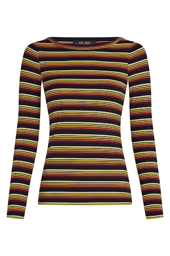 T-shirts lange mouw oranje King Louie