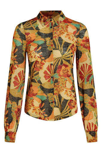 Blouses lange mouw zwart King Louie