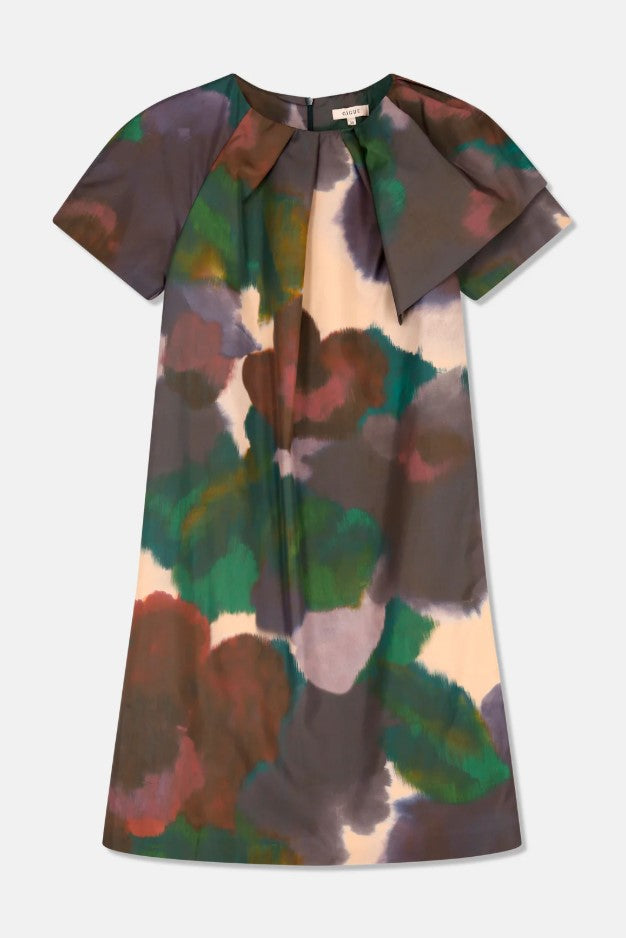 Jurken lange mouw paars Gigue