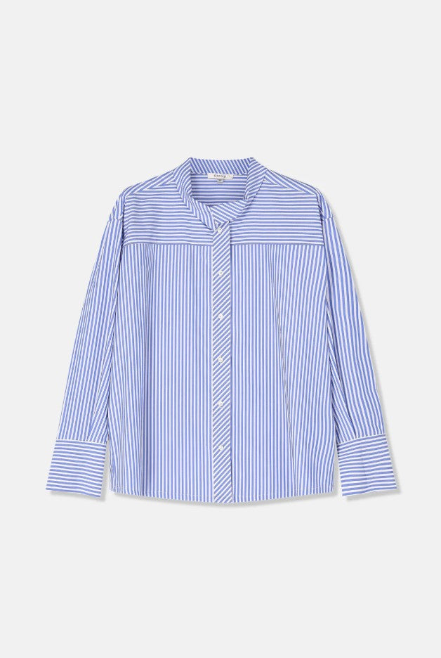 Blouses lange mouw navy Gigue