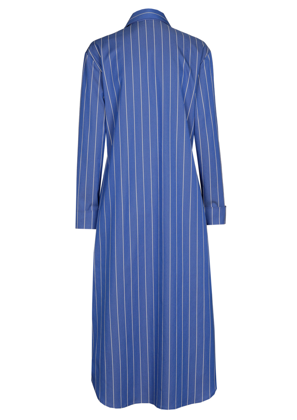 Jurken lange mouw blauw Caroline Biss