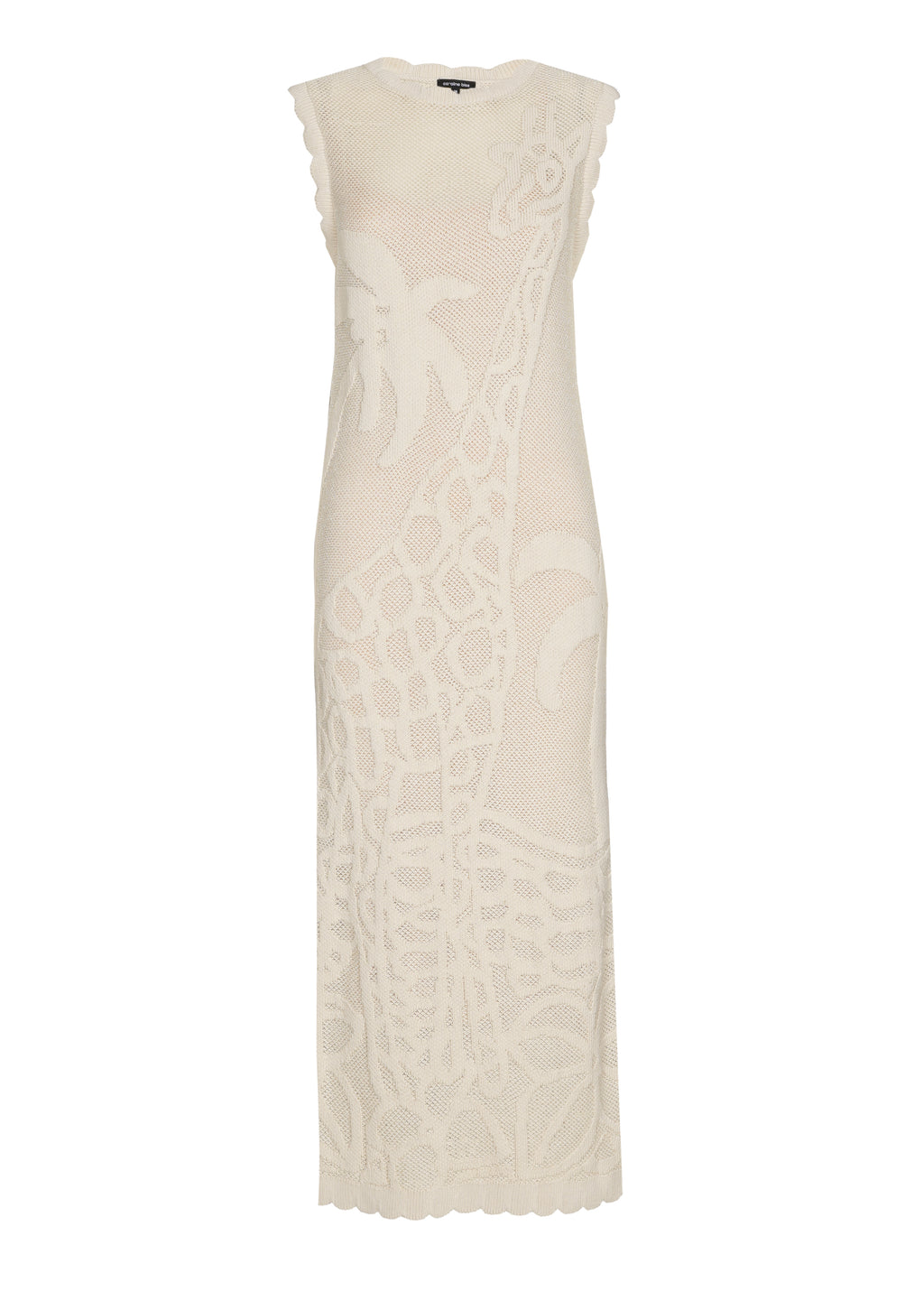 Jurken zonder mouw beige Caroline Biss