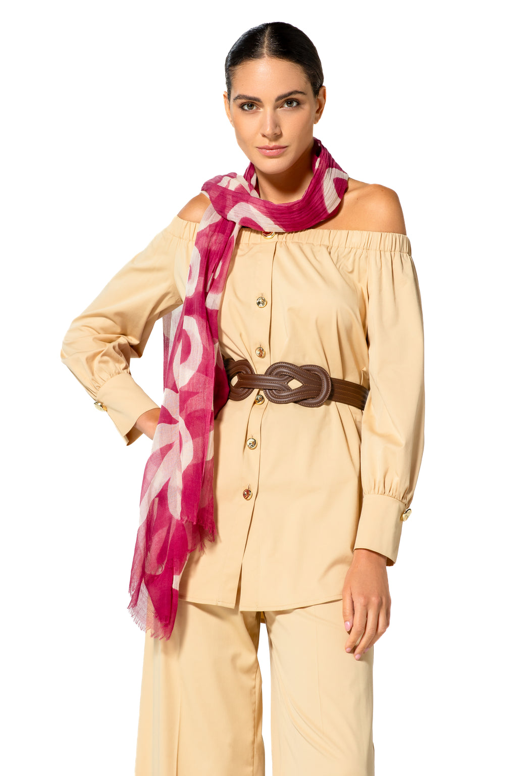 Sjaals multicolor Caroline Biss