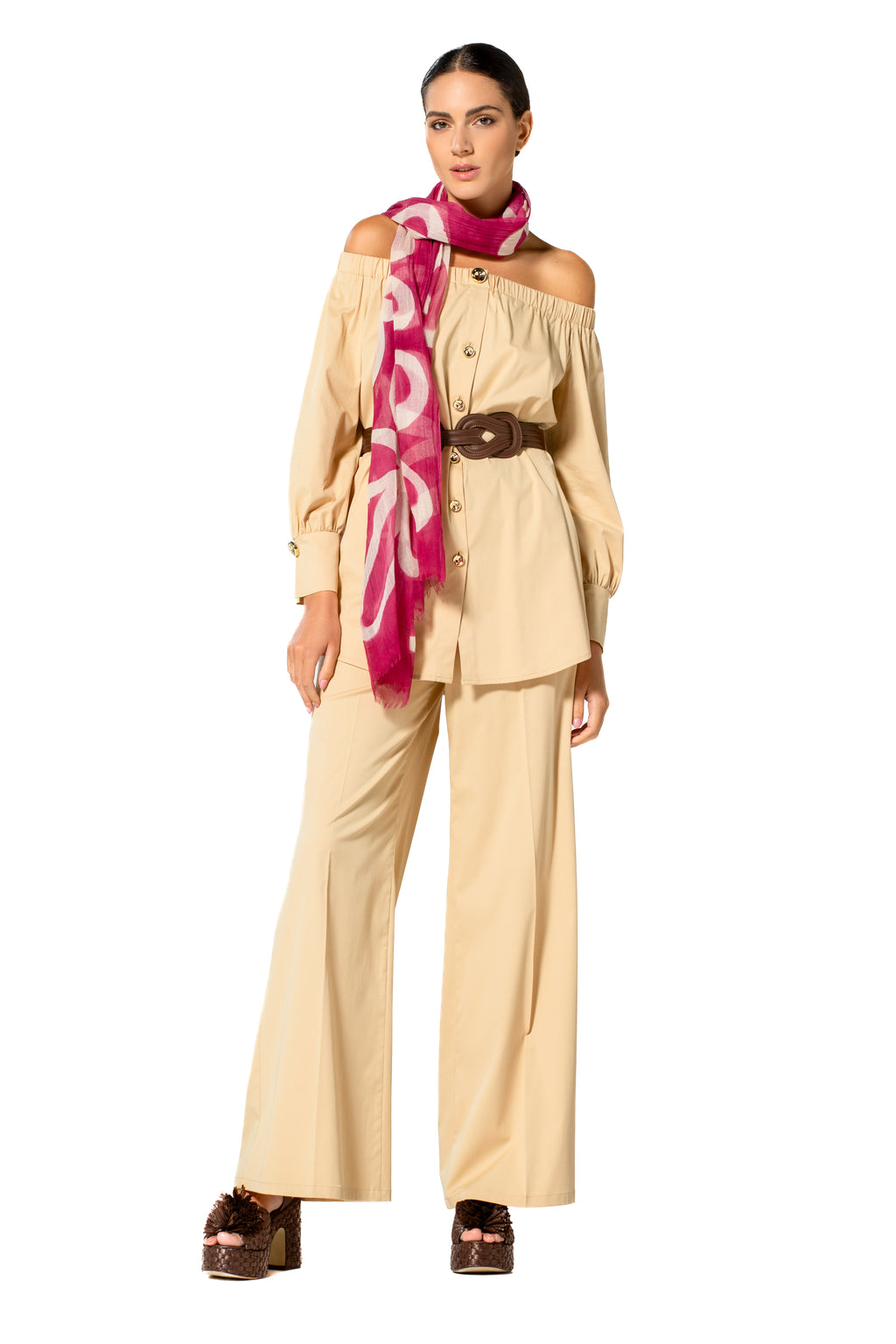 Sjaals multicolor Caroline Biss