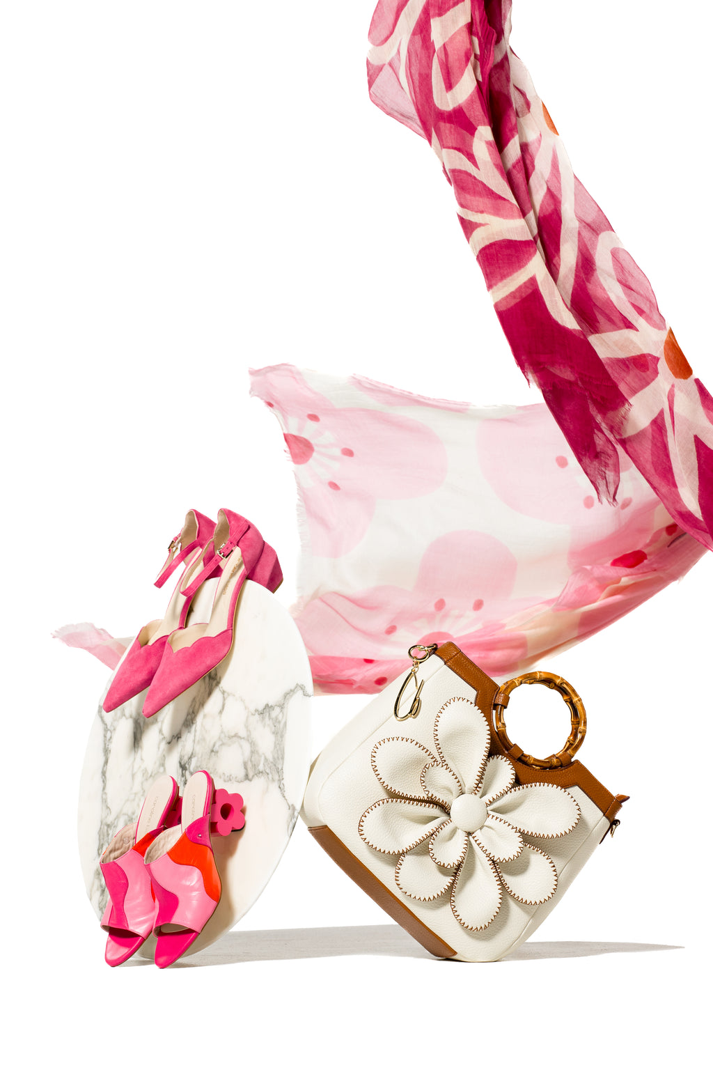 Sjaals multicolor Caroline Biss
