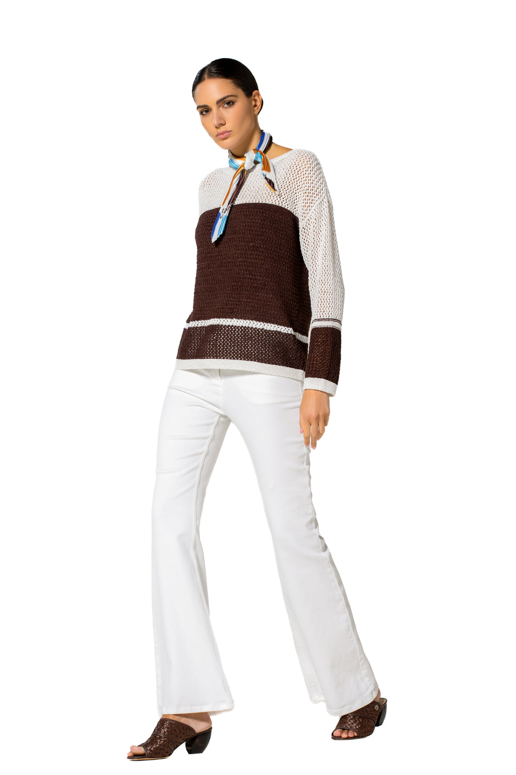 Broeken beige Caroline Biss