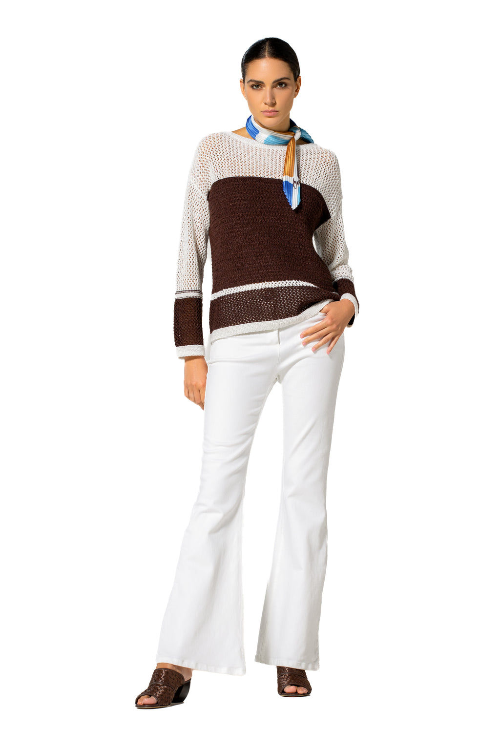 Broeken beige Caroline Biss
