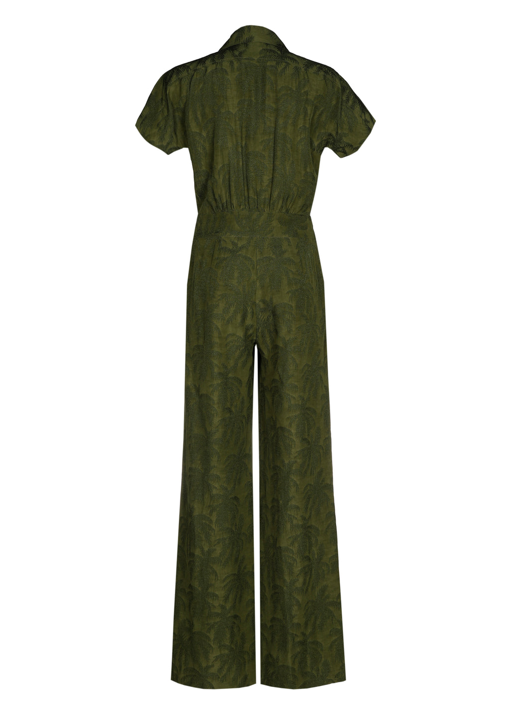 Jumpsuits korte mouw groen Caroline Biss