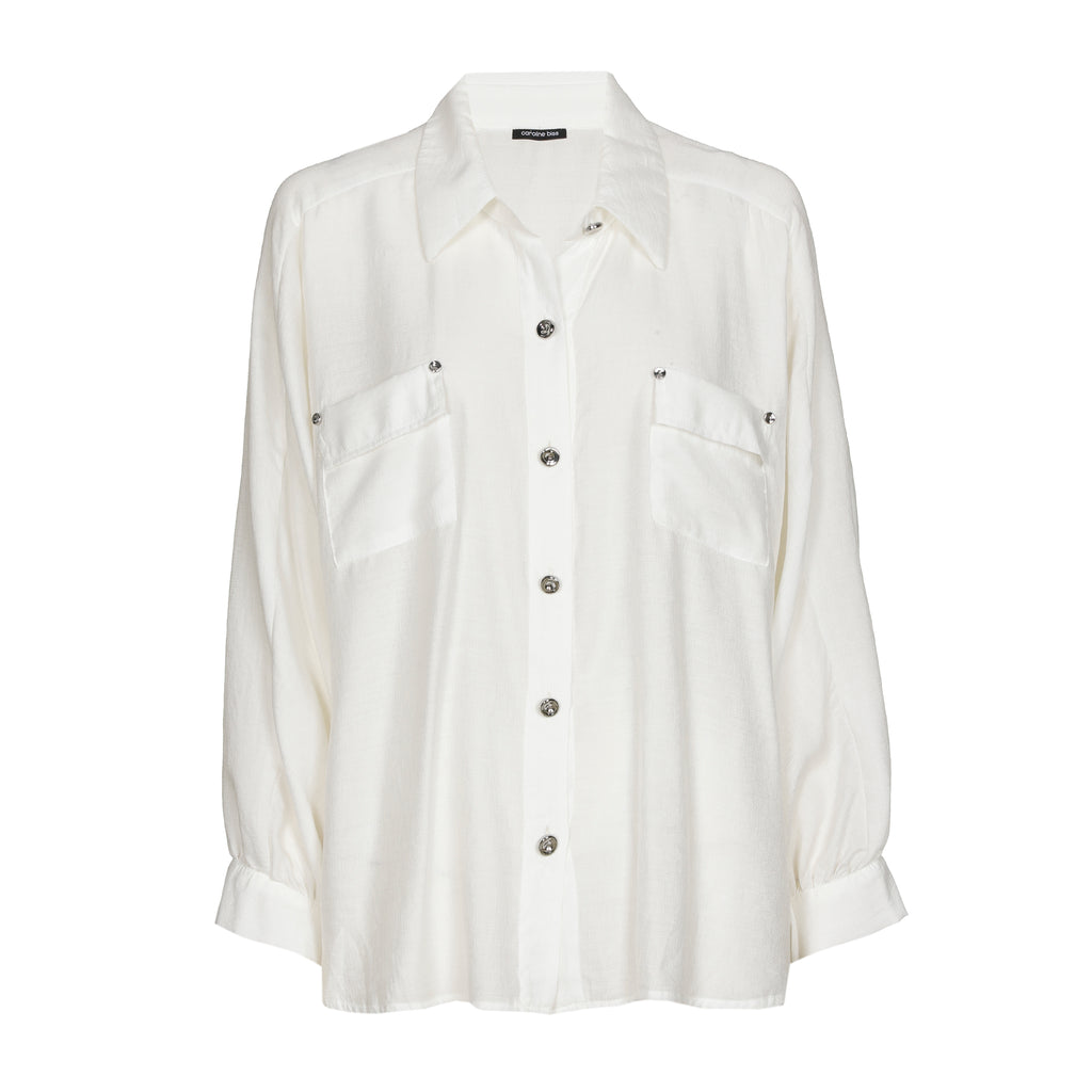 Blouses lange mouw beige Caroline Biss