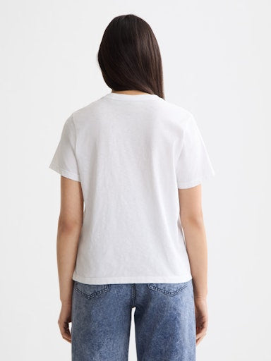 T-shirts korte mouw wit Scotch & Soda