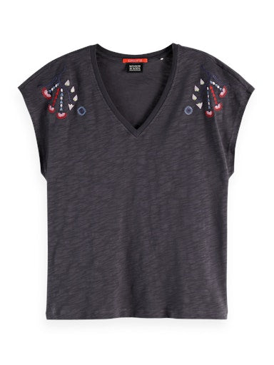 T-shirts korte mouw grijs Scotch & Soda