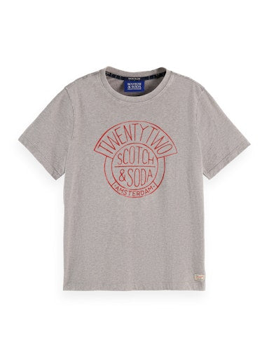 T-shirts korte mouw grijs Scotch & Soda