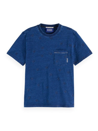 T-shirts korte mouw blauw Scotch & Soda