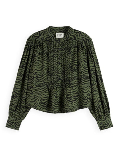 Blouses lange mouw groen Scotch & Soda