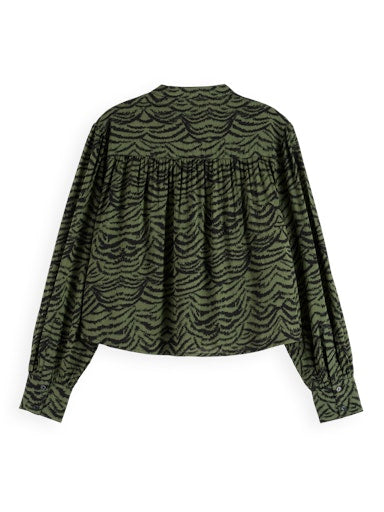 Blouses lange mouw groen Scotch & Soda