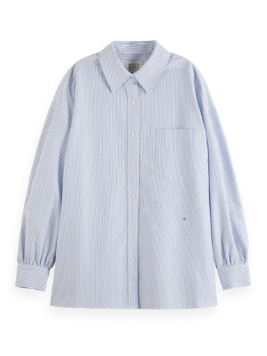 Blouses lange mouw blauw Scotch & Soda
